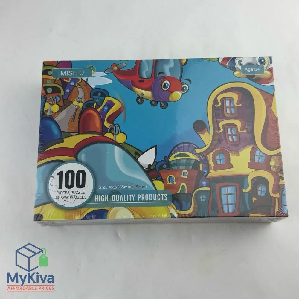 Jigsaw Puzzle 100 Piece Kids Beginner Cartoon Puzzle Age 6